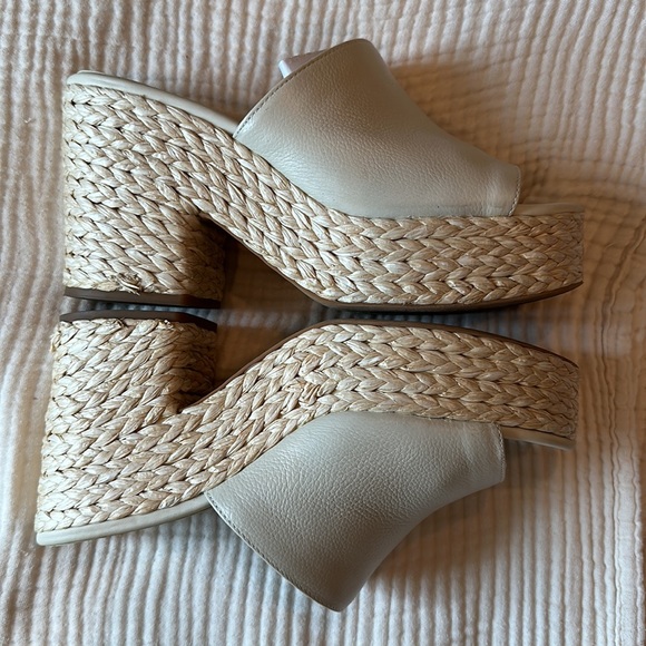 Ivory leather ELORA mule DOLCE VITA - Picture 6 of 10